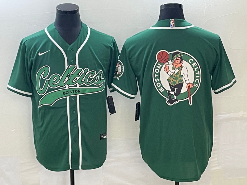 Nike 2023 Men Boston Celtics Blank green Nike NBA Jerseys style 1->boston celtics->NBA Jersey